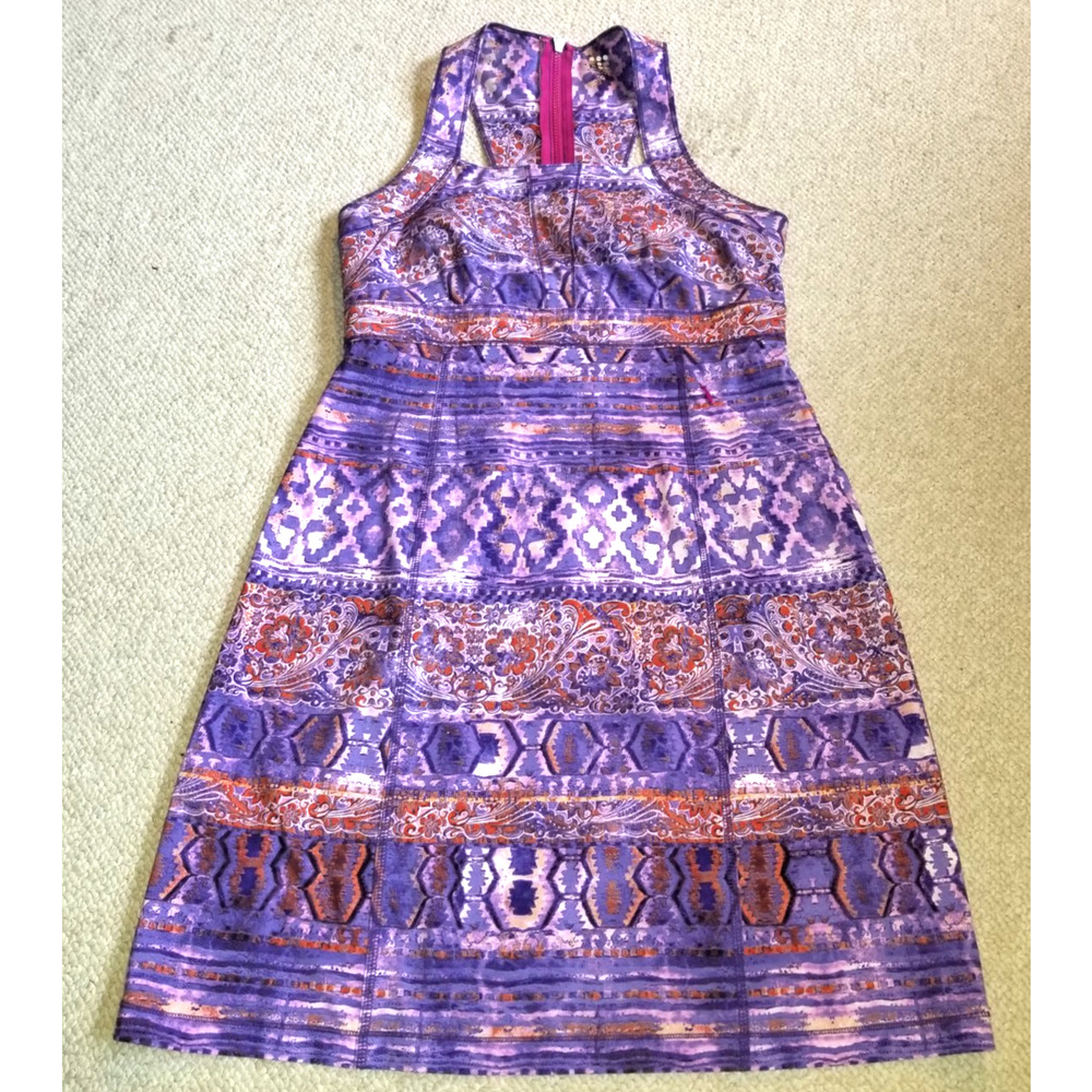 Womens Dress-TITLE NINE-purple patterned 'Arabella Trouble Nimblene' athletic-4